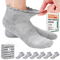 6 Pairs Low Cut Non Binding Diabetic Ankle Socks U891