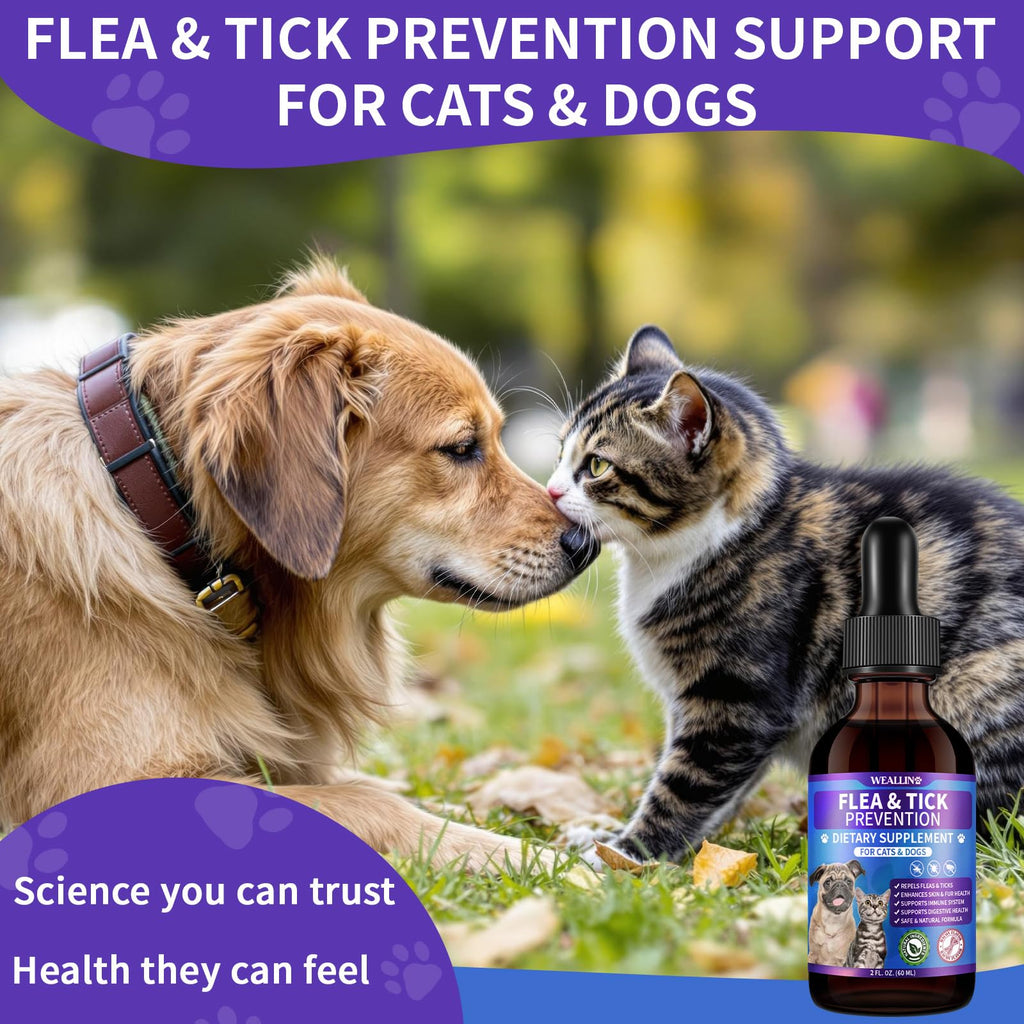 Flea and Tick Support for Dogs and Cats 60ml J10920