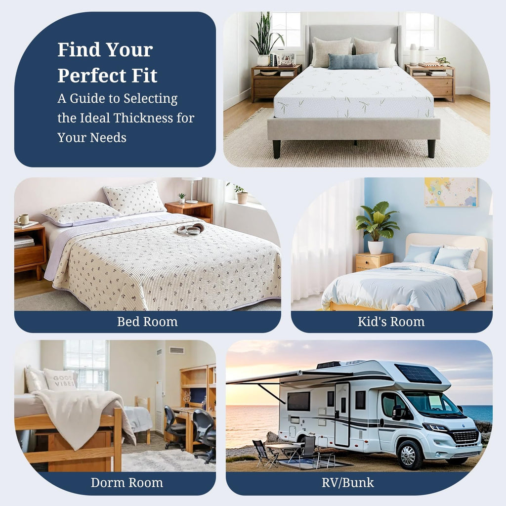 5 Inch Gel Infused Memory Foam Mattress I846