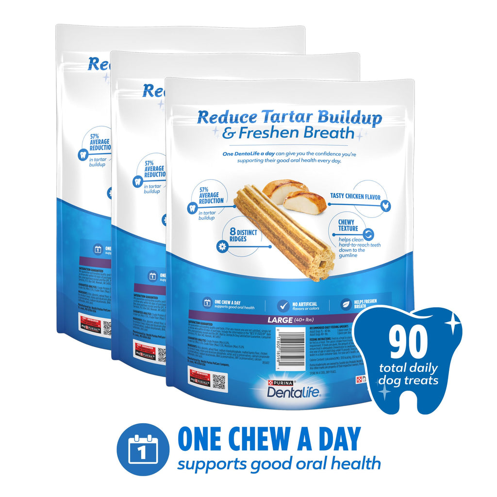 Daily Oral Care Dental Chews for Large Dogs 90 ct C613