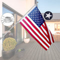 6 Ft Stainless Steel Flag Pole Kit with 3x5 Ft Nylon Flag K20769