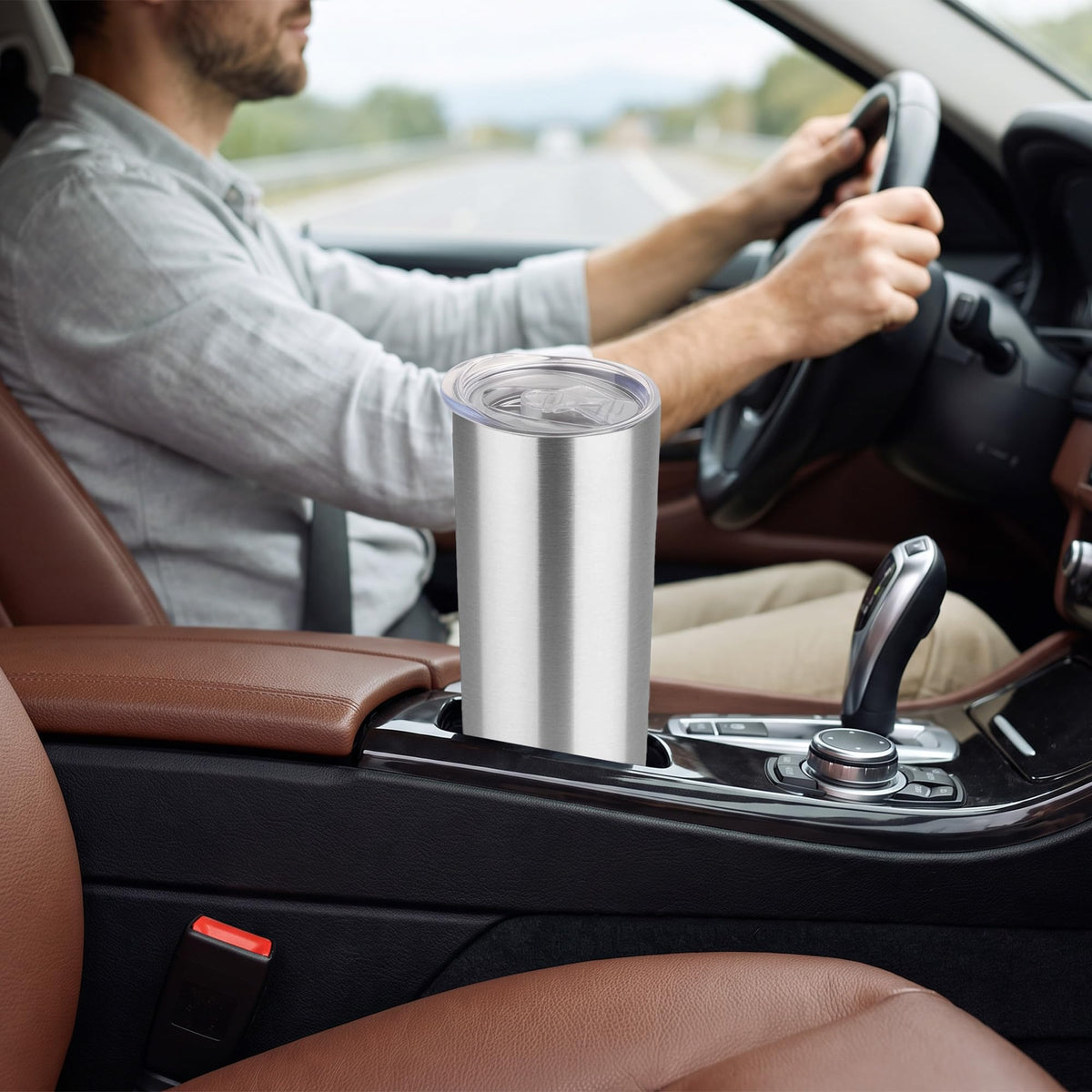 20 oz Stainless Steel Insulated Tumbler with Lid W7973