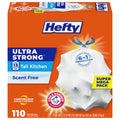 13 Gal White Unscented Kitchen Trash Bags R1394