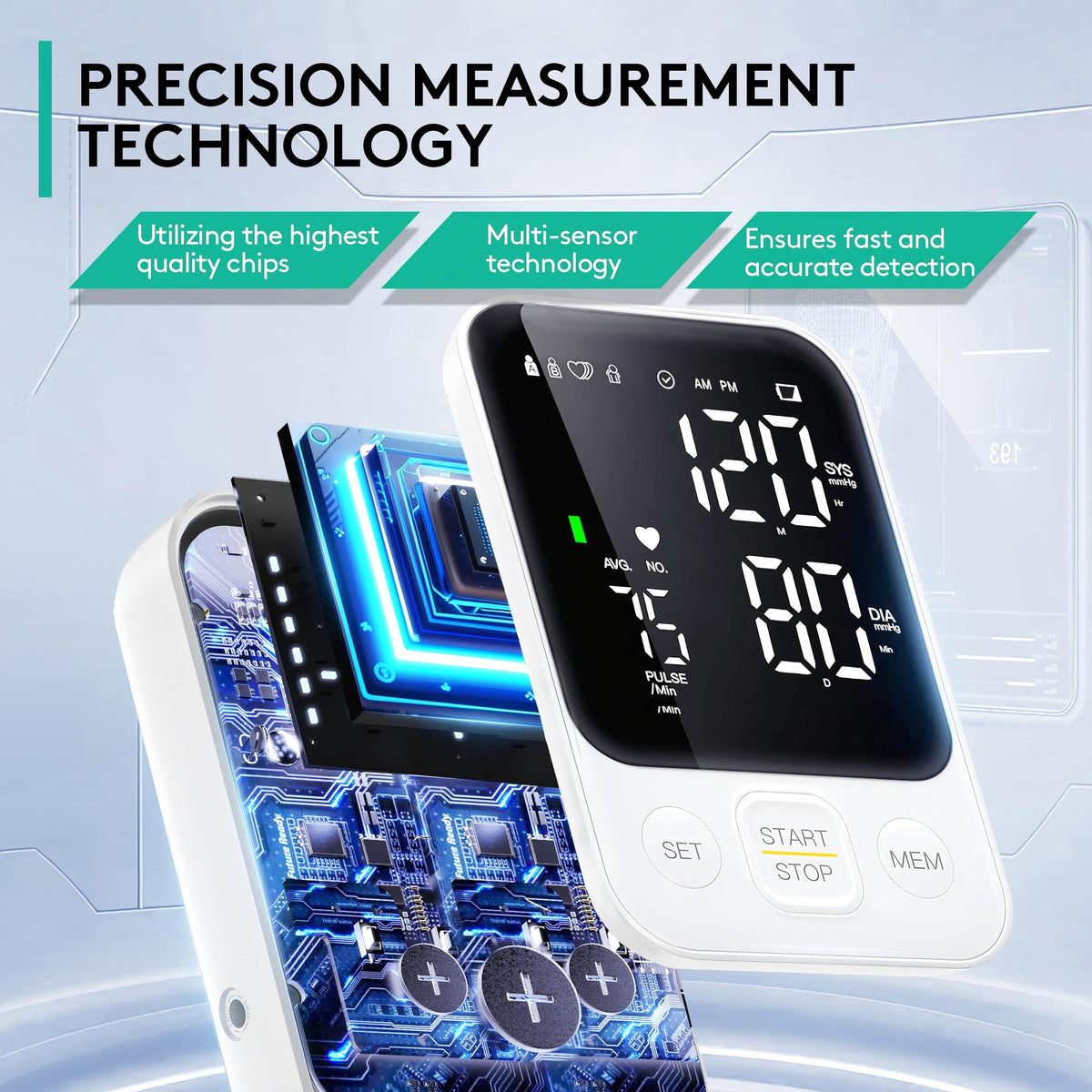 FDA Cleared Upper Arm Blood Pressure Monitor T368566