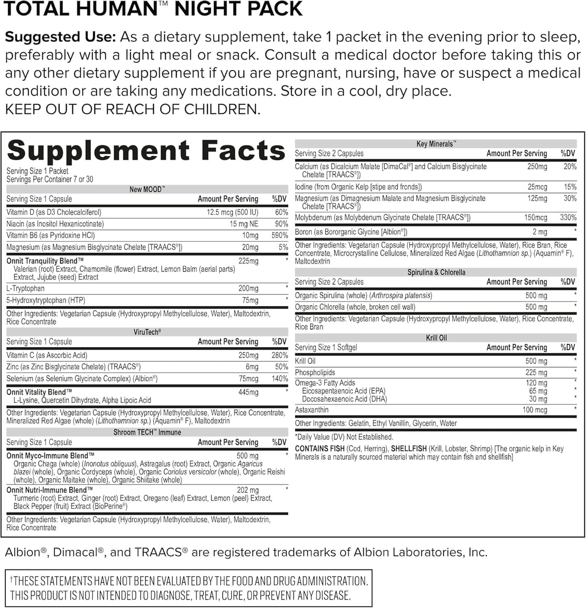 Daily Multivitamin Packs O651299