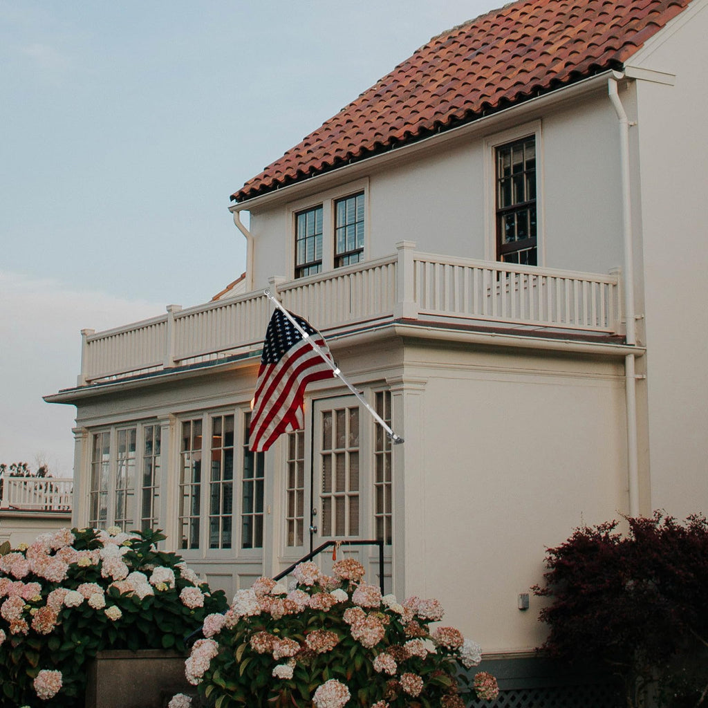 1.5m Stainless Steel Flag Pole Set M4123